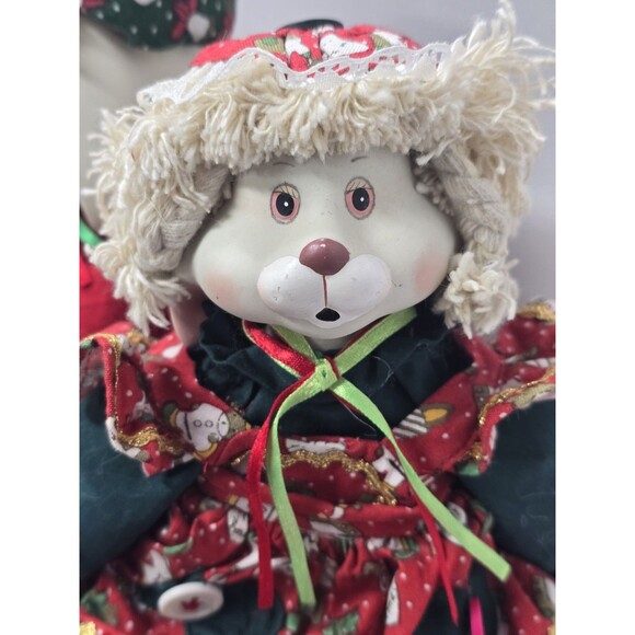 VTG Holiday Bunnies Christmas Around the World House of Lloyd (Set of 2) - Picture 1 of 5